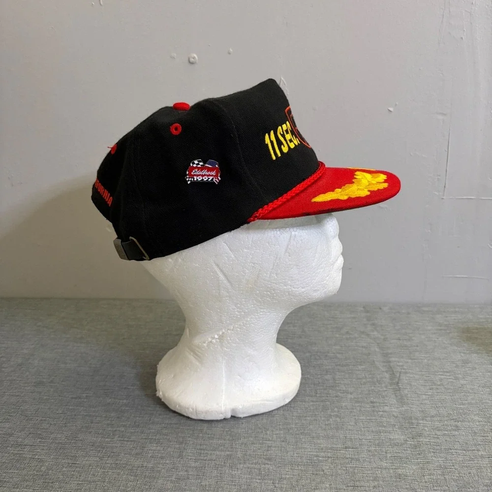 Otto Cap Hat Mens OSFA Black Red Dodge Viper 11 Sec Club Vintage 90s Snapback